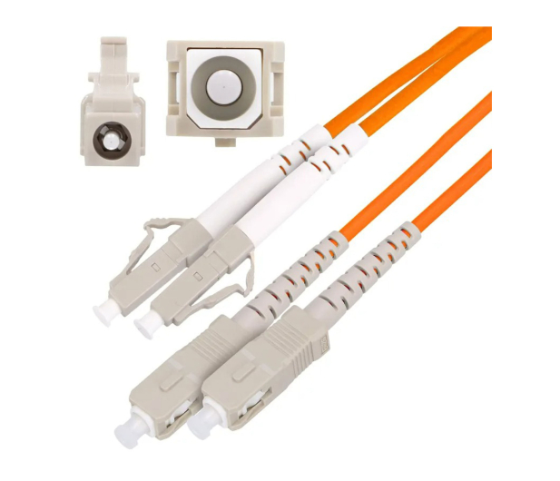 ExtraLink SC/UPC-LC/UPC Patchcord Wielomodowy OM2 Duplex 3mm 3m - 1543783 - zdjęcie 2